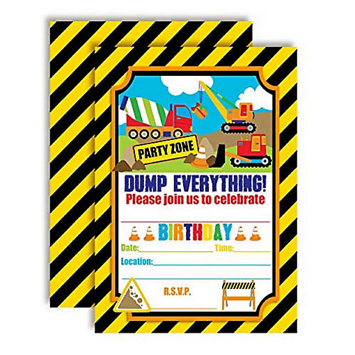 Dump Everything Invitations 40pc. by AmandaCreation