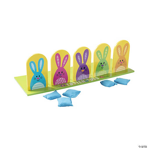Easter Bunny Bean Bag Toss Game