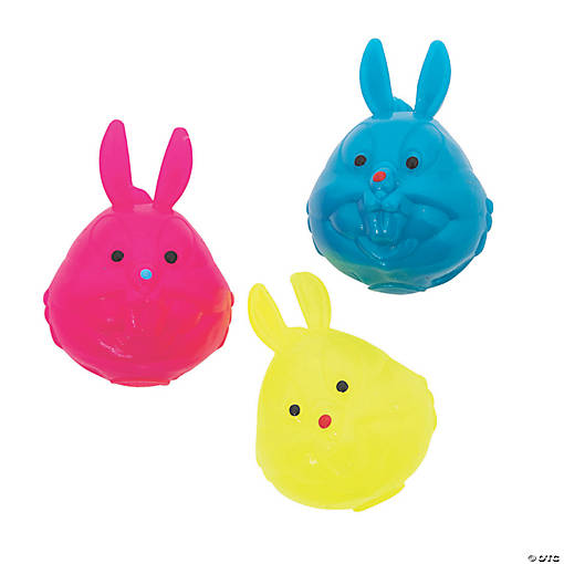 Easter Bunny Splat Balls - 12 Pc.