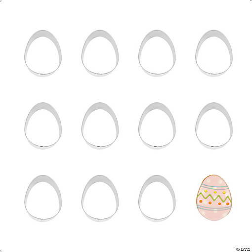 Easter Egg 4" Cookie Cutters