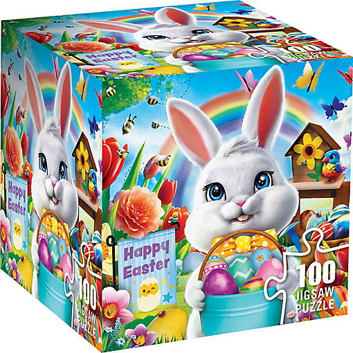 Easter Garden - 100 Piece Square Puzzle