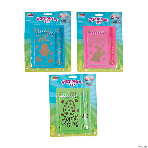 Easter Stationery Sets - 12 Pc.