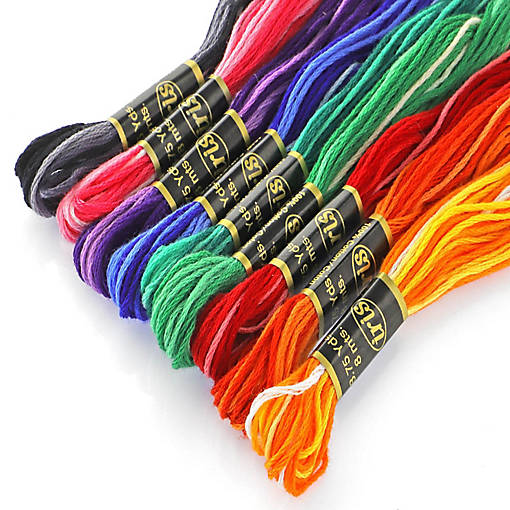 EBL Embroidery Floss Pack 36pc Variegated