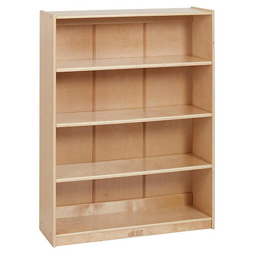 ECR4Kids Classic Bookcase, 48in, Natural