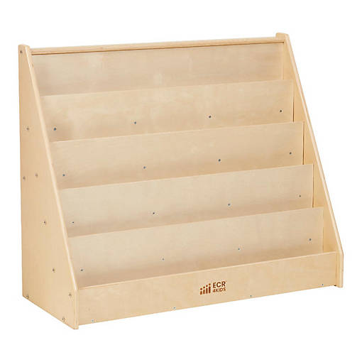 ECR4Kids Single-Sided Book Display, Natural
