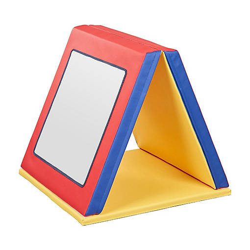 ECR4Kids SoftZone Folding Floor Mirror, Assorted