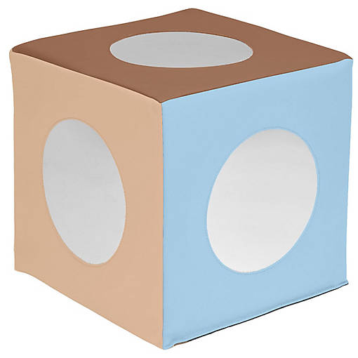 ECR4Kids SoftZone Mirror Cube, Earthtone