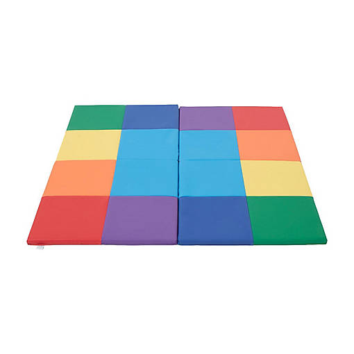 ECR4Kids SoftZone Square Dance Activity Mat, Assorted