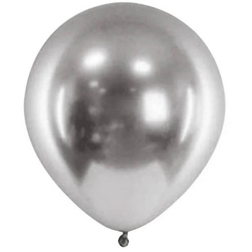 Edge Collections - 18" - Premium Chrome Silver Balloons