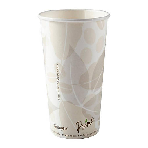 Edge Collections  - 20" - Multicolor - Hot Coffee Cups Lined with PLA!