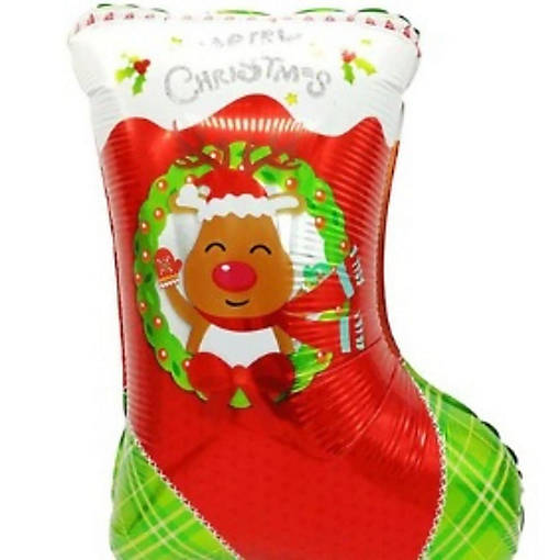 Edge Collections - 23" - Red Stocking Balloon