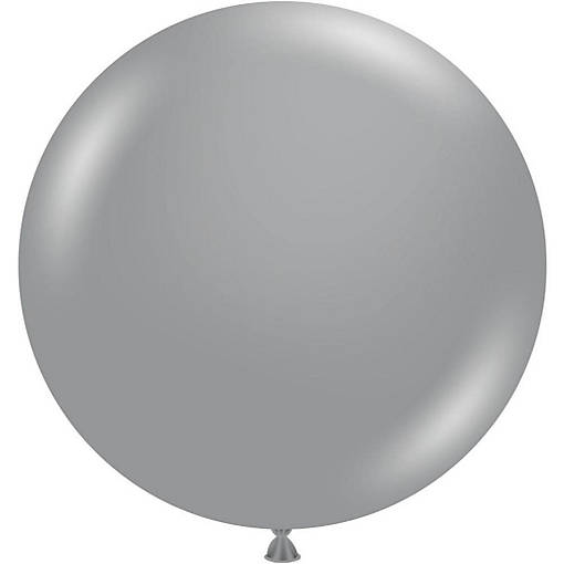 Edge Collections - 24" - Silver - Metallic Balloons