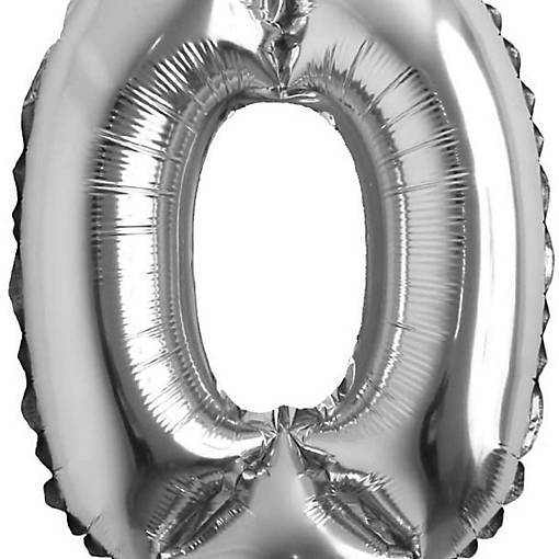 Edge Collections - 26" - Silver - Foil Number 0