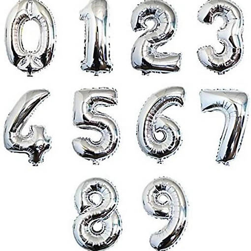 Edge Collections - 26" - Silver - Foil Numbers