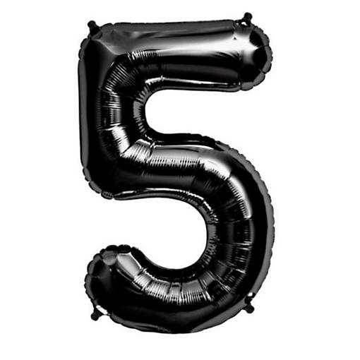 Edge Collections - 34" - Black - Foil Numbers 5