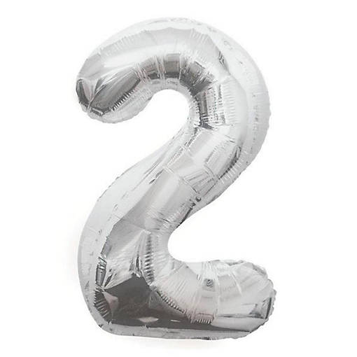 Edge Collections - 34" - Silver - Foil Numbers 0