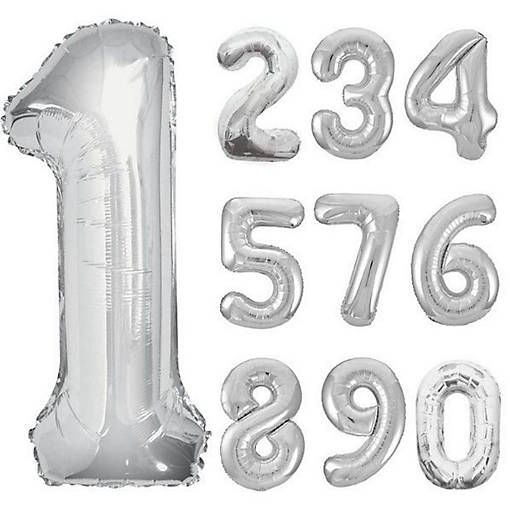 Edge Collections - 34" - Silver - Foil Numbers