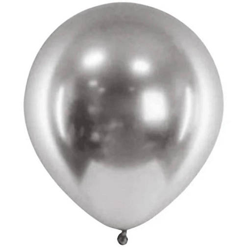 Edge Collections - 36" - Premium Chrome Silver Balloons