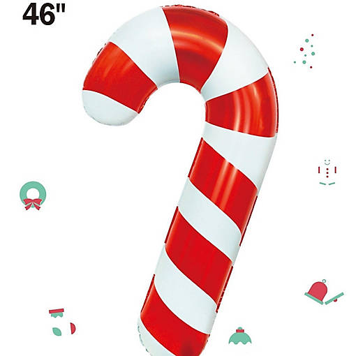 Edge Collections - 46" - Red - Candy Cane Decoration