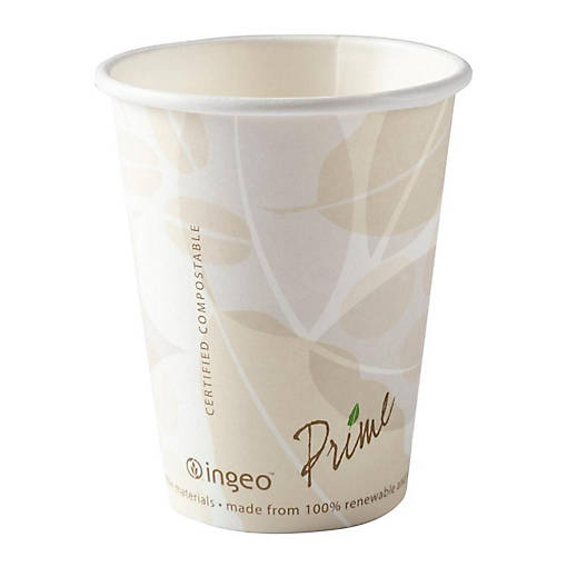 Edge Collections  - 8" - Multicolor - Hot Coffee Cups Lined with PLA!