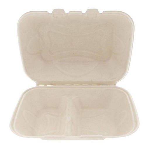 Edge Collections  - 9" x 6" - 2 Section Hinged Lid Containers!