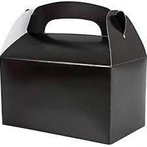 Edge Collections - Black - Solid Color Treat Boxes