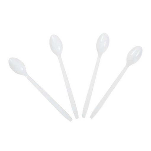 Edge Collections  - Durable White Polypropylene Soda Spoons!