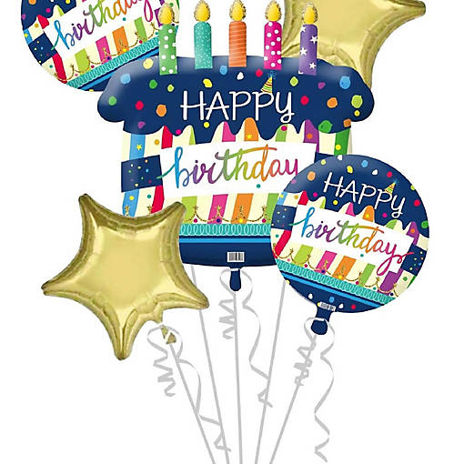 Edge Collections - Multicolor - Foil Balloon Bouquet