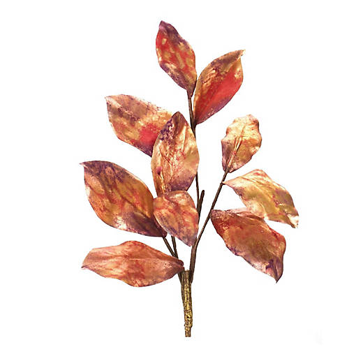 Edge Collections - Orange - Metallic Harvest Leaf Spray!