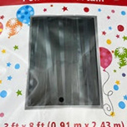 Edge Collections - Silver - Foil Door Curtains