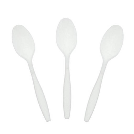 Edge Collections  - White Retail Boxed Polystyrene Teaspoons!
