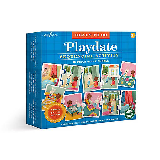 Eeboo: Ready To Go Puzzle Playdate Sequencing Activity