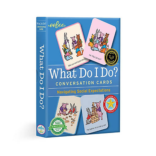 eeBoo: What Do I Do? Conversation Flashcards,  Ages 3+