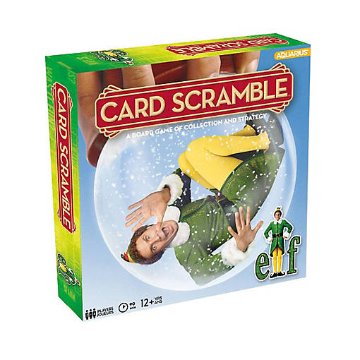 Elf Card Scramble Board Game