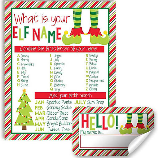 Elf Name Game 24pc. by AmandaCreation