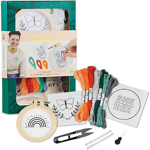 Embroidery Kit for Beginners Makes 6