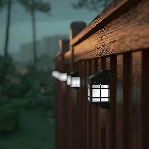 Emma + Oliver 6PK Brown Solar Deck Lights