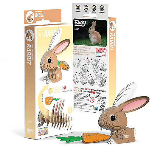 EUGY Rabbit 3D Puzzle