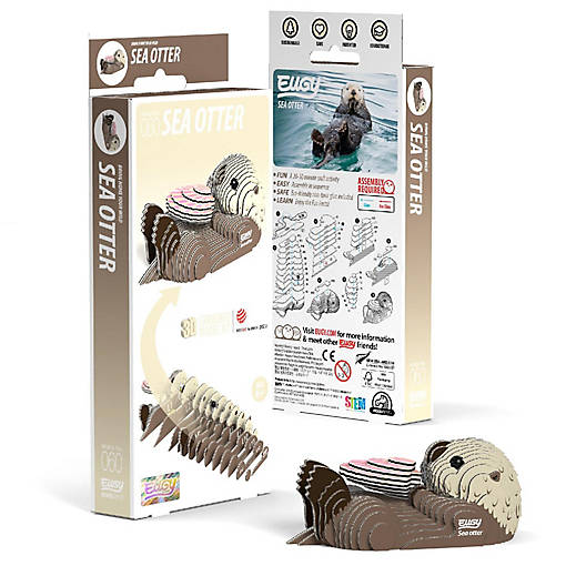 EUGY Sea Otter 3D Puzzle