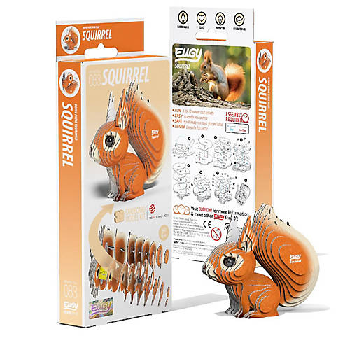 EUGY Squirrel 3D Puzzle