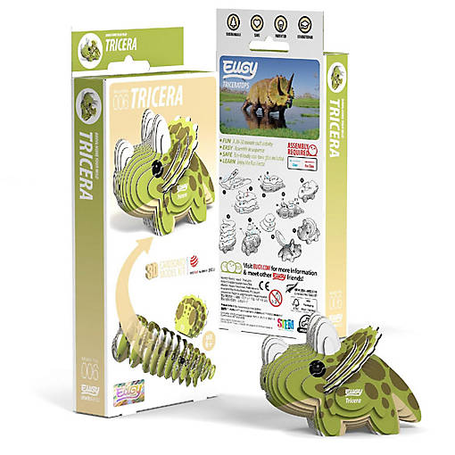 EUGY Tricera 3D Puzzle