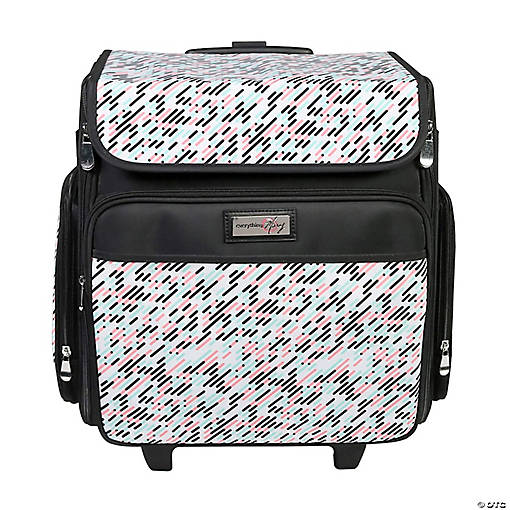 Everything Mary Storage Collapsible Rolling Scrapbook Case Pill Print