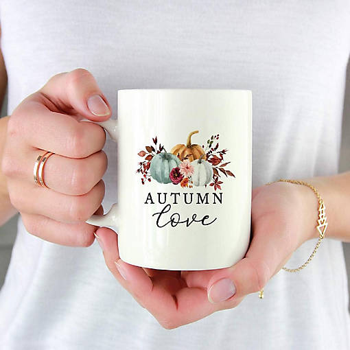 Fall 11oz. Ceramic Mug, Autumn Love