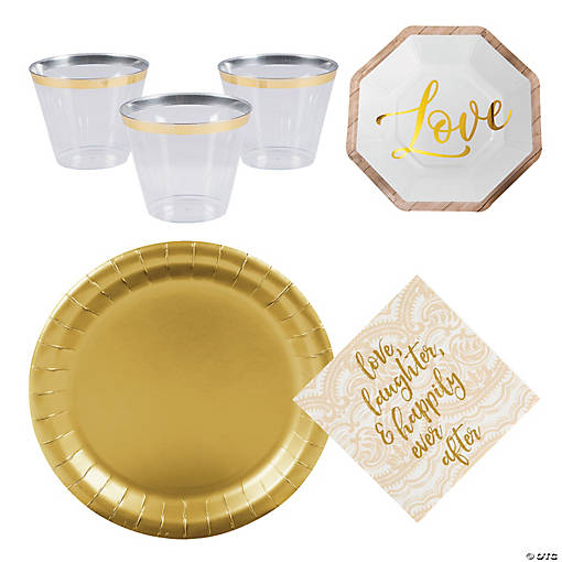 Farmhouse Rustic Tableware Kit for 24 Guests