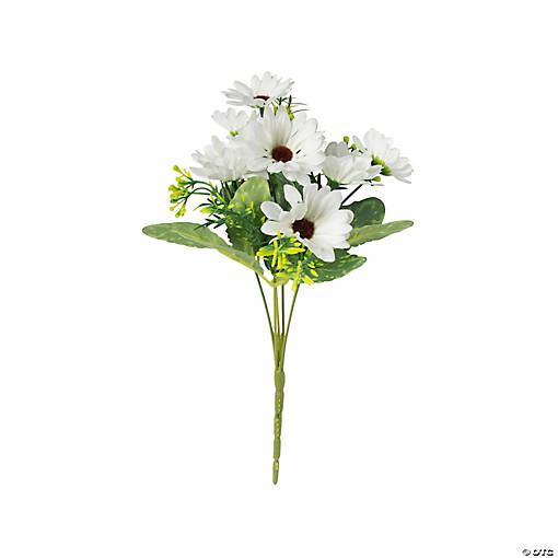 Faux Daisy Flowers - 6 Pc.