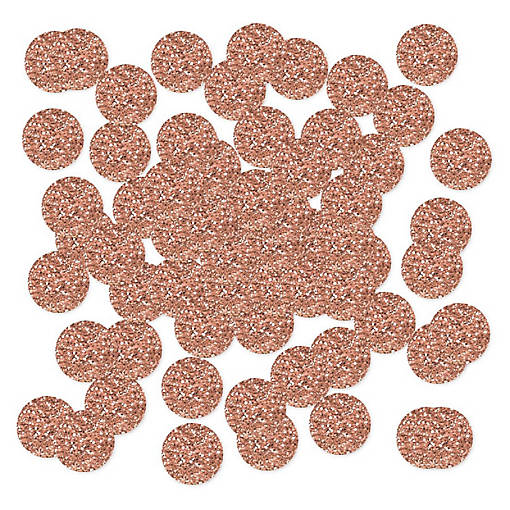 Faux Rose Gold Confetti 180-Pack