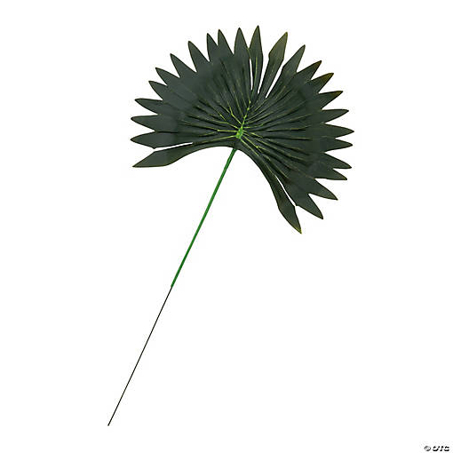Faux Rounded Tropical Leaves - 6 Pc.