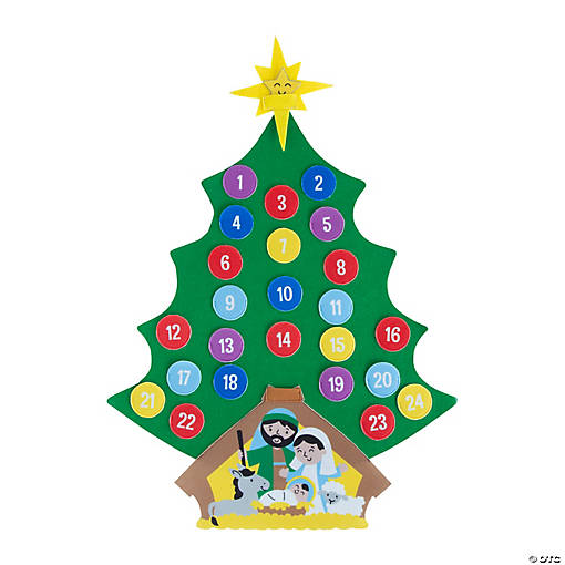Felt Nativity Advent Countdown