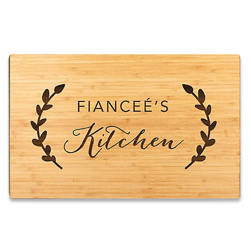 Fiancee's Kitchen Rustic Board 17.75x11