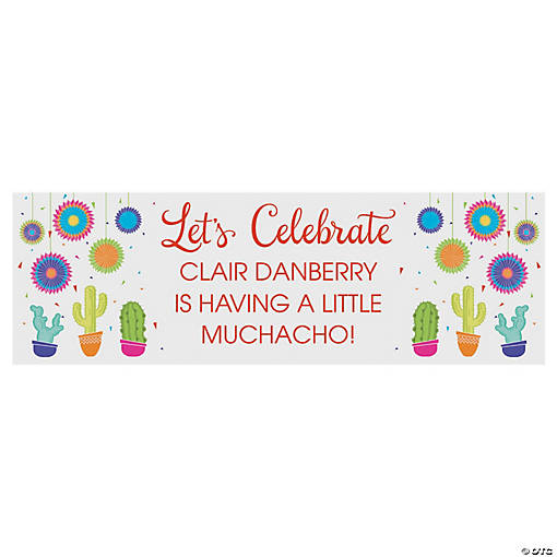 Fiesta Let's Celebrate Custom Banner